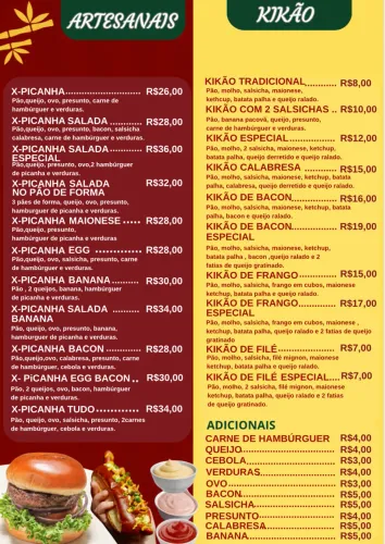Faço cardapio digital , pdf, jpg