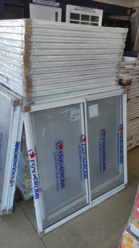 Promoção janelas de aluminio 1x1 a vista 179,90