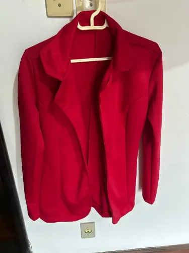 Blazer vermelho elegante