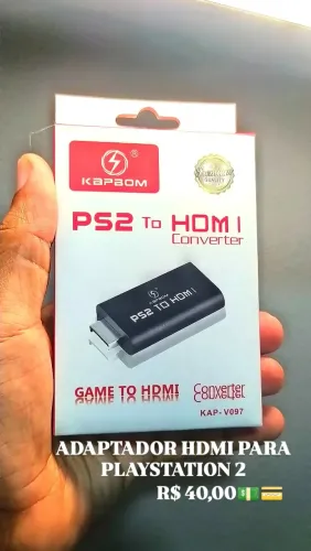 Adaptador hdmi para Playstation 2