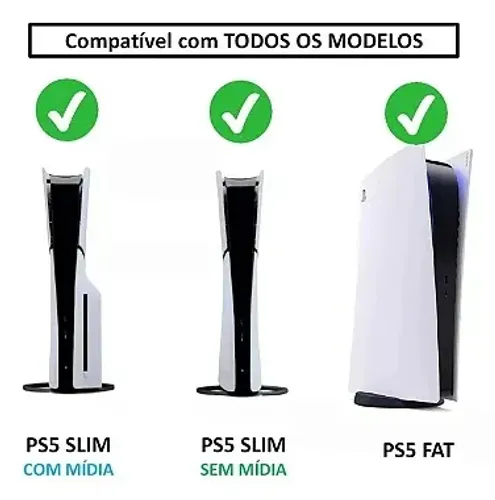 Suporte Vertical PS5 FAT, Slim e PRO