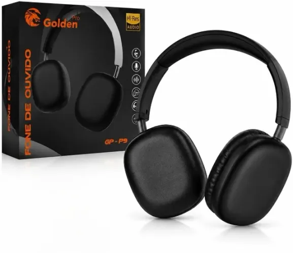 Fone de Ouvido Headphone Headset, Bluetooth 5.0 - GOLDEN PRO P9