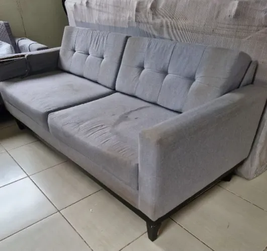 Conjunto Sofa em linho 2 e 3 lugares