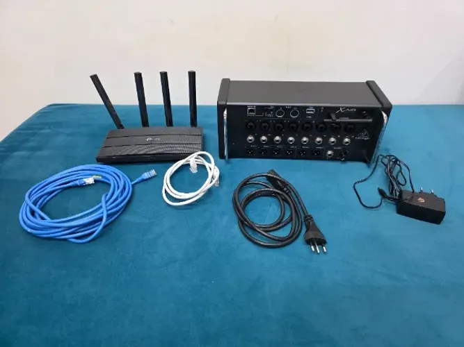 Mesa Digital Behringer XAir Xr16 - Com Roteador TP-Link