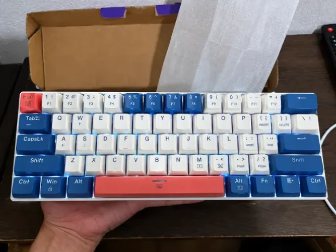 Teclado k500 b61 Switch Red.... /esse switch deixa faz ele sem bem mais rapido na respost