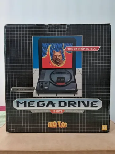 Caixa Original Vídeo Game MEGA DRIVE 3 TECTOY Versão 2017 - SEMINOVA (É SÓ A CAIXA) Só 349