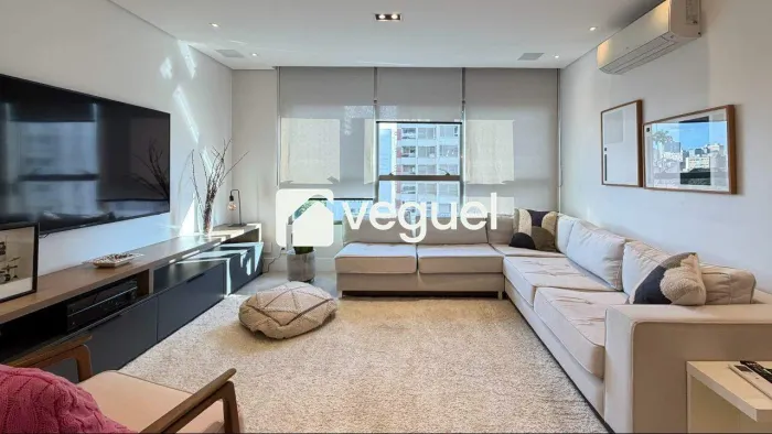 Apartamento mobiliado de 70m² com 2 quartos, sendo 1 suíte para alugar no bairro Cambuí, C