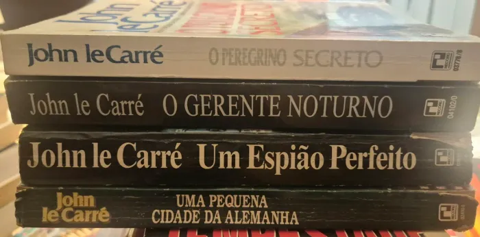 Lote 4 livros de John le Carré (mestre da espionagem)