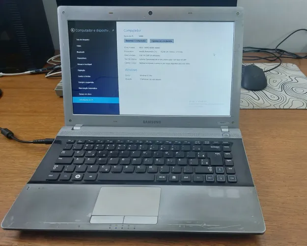 Notebook Samsung Pentium P6200 | 4gb Ddr3 (Sem Hd/Fonte)