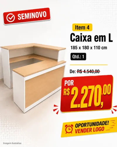 caixa em L