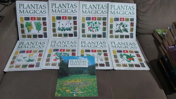 ? PLANTAS MÁGICAS - COLEÇÃO COMPLETA | 8 FASCÍCULOS + LIVRO
