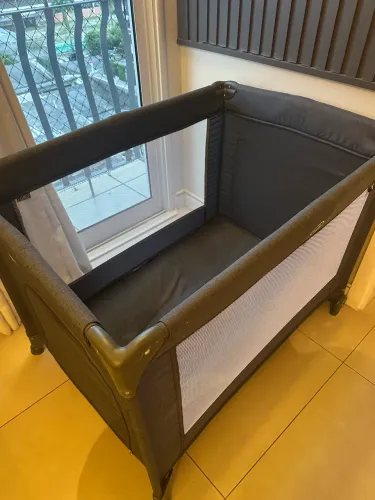 Berço Portátil Maxi Baby Lazy Grafite