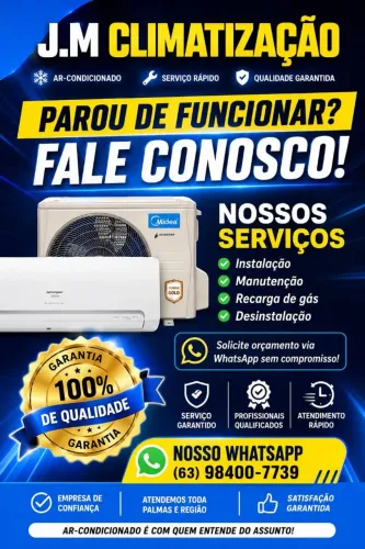 Instalação e manutenção em ar condicionado