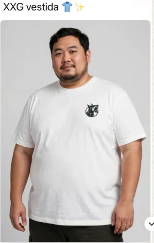 Camisa malha masculina XG