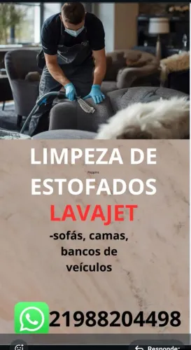 LIMPEZA DE SOFÁS, COLCHÕES E BANCOS DE CARRO *