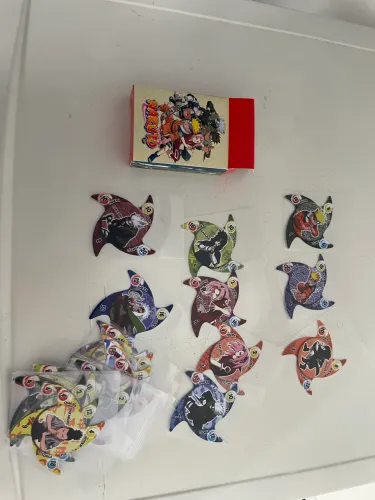 Coleção Shurikens Naruto (famosos no salgadinho)