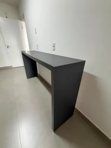 Aparador/Mesa em MDF - Cinza Grafite