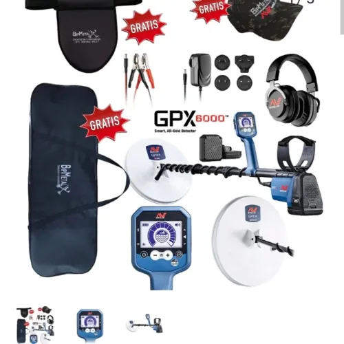 Detector de metais Gpx 6000 minelab 