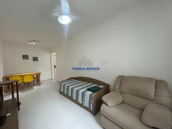 Apartamento para alugar 1 quarto mobiliado Pompéia Santos SP