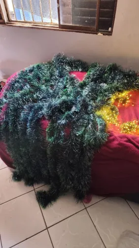 Vendo Decoração de natal, 3 luzes, e 10 festão.