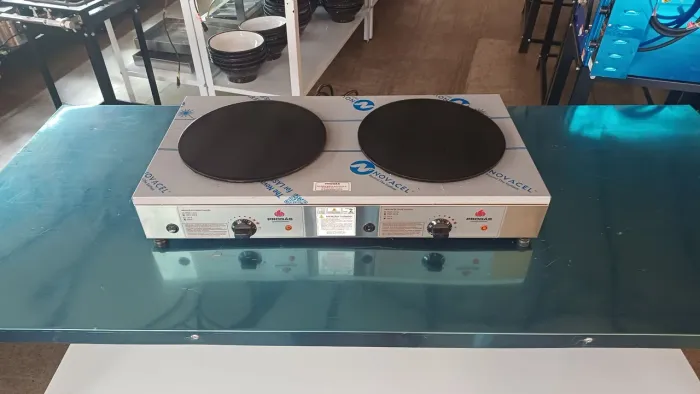 Crepeira Elétrica 2 Discos Francês 220V - Progás
