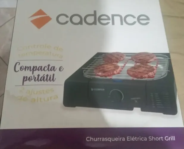 Churrasqueira Elétrica Cadence Short Grill 127v - Contagem / BH