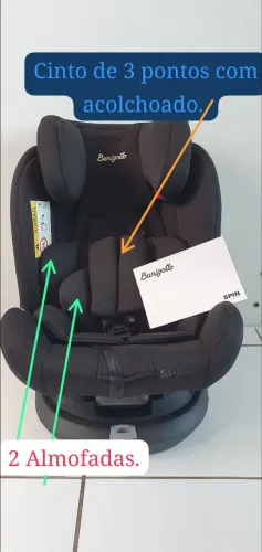Cadeira infantil para o carro (Burigotto Spin 360?) - USADA