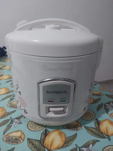 Panela de arroz elétrica Mondial Bianca Rice 4