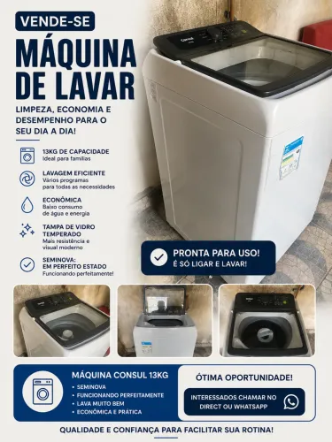Máquina de lavar 13k