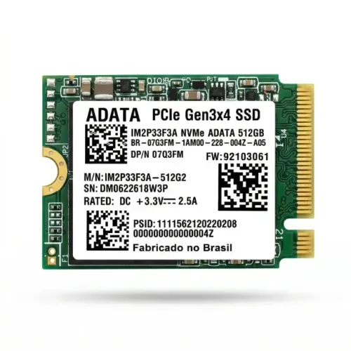 Ssd Adata Nvme 512gb Pcie Gen3x4 M.2 Im2p33f3a