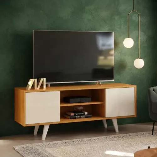 NOVO! Rack Lisboa Cinamomo/Off White