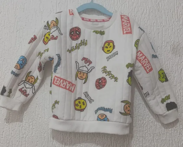 Conjunto importado inverno Marvel