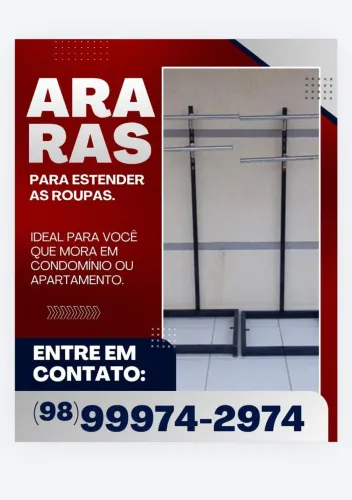 Araras para roupa 