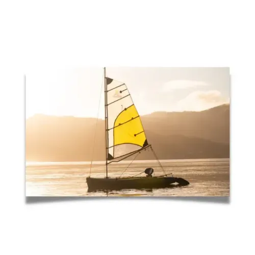 Vela caiaque canoa havaiana Sailfish Athena 2,56m² nova