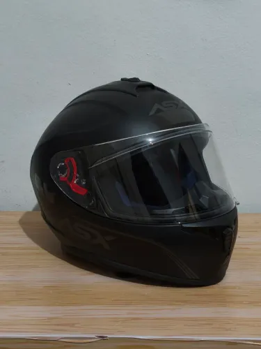 Capacete ASX draken solid preto fosco