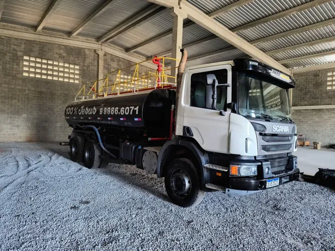 Scania P250 6x4 traçado tanque pipa 