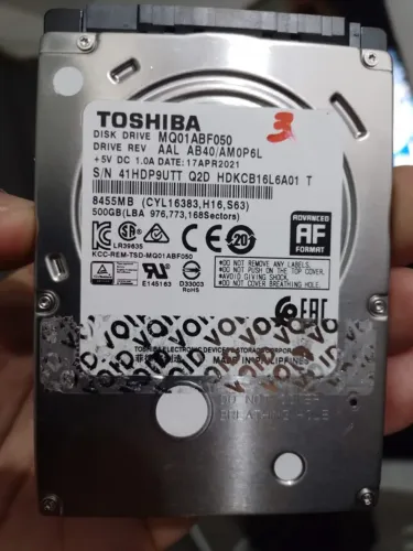 Hd Toshiba 500 gb