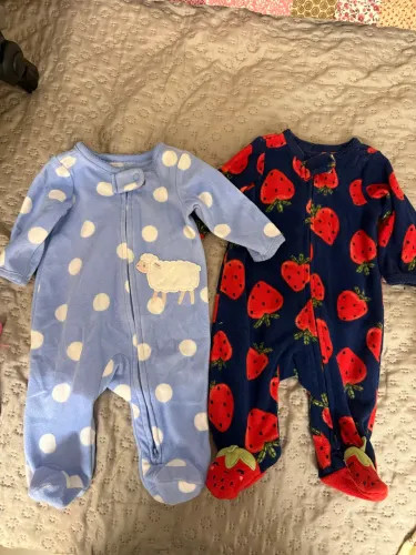 Kit 2 bodies Carters Menina RN