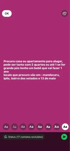 A procura de casa ou apartamento para alugar