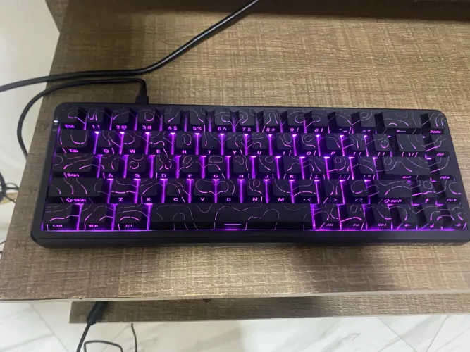 Teclado magnético ajazz ak860 max. Argb configurável, várias cores possíveis