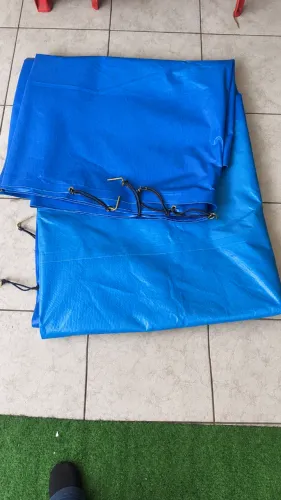 Capa de Segurança para Piscina 8x4m Reforçada 8 Suporta até 100kg c/ Ilhós Crianças Pets