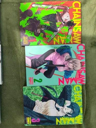 Mangá chainsaw man 1,2 e 3