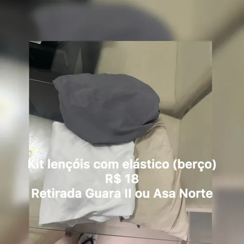 Kit lençóis berço 