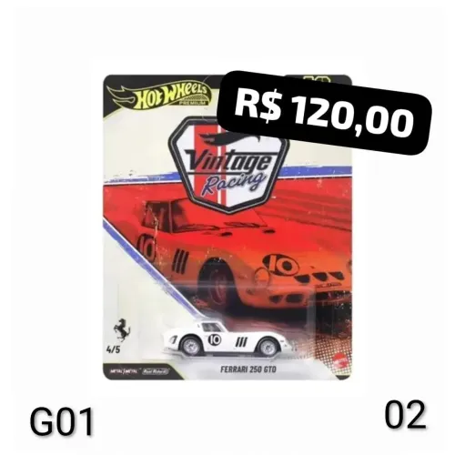 Hotwheels Ferrari 250 GTO (premium)