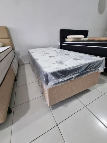  CAMA BOX DE SOLTEIRO ESPUMA D33