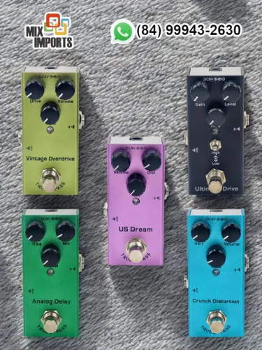 Pedal de guitarra novo (Vários modelos)
