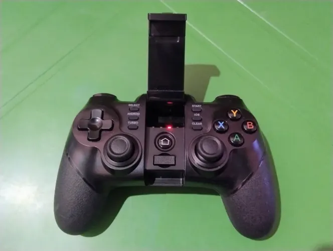 Controle Joystick T-6 sem fio bluetooth adaptador USB celular, Pc e tablet t