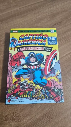 Omnibus Capitão América a Bomba Enlouquecedora Jack Kirby Panini