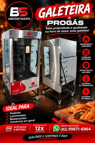 Galeteira Pro Gás Semi Nova