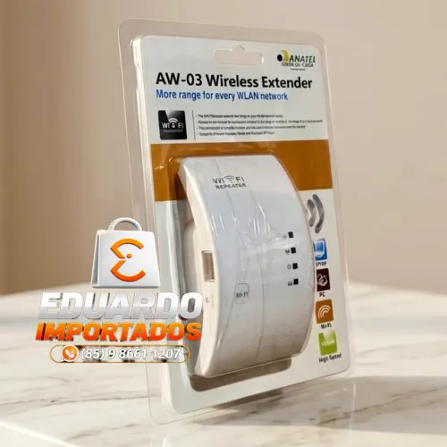 Repetidor e Extensor de Sinal Wi-Fi, Aumente o Alcance da sua Internet